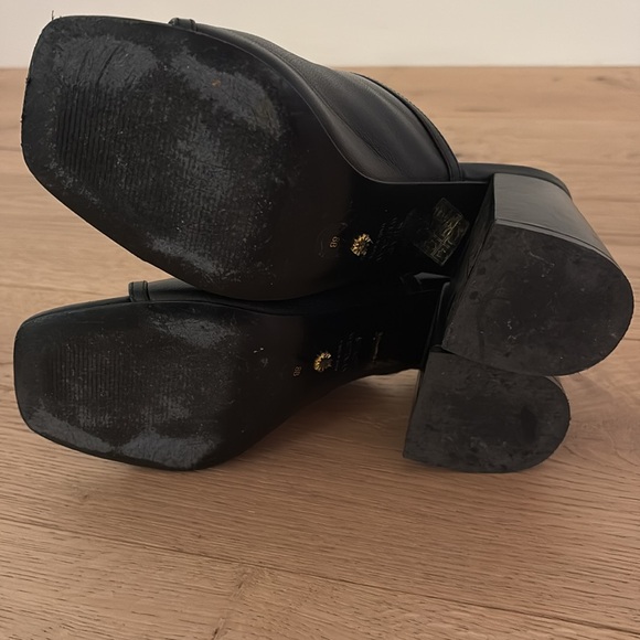 Stuart Weitzman Cayman Block Slide black 8 - Picture 11 of 11